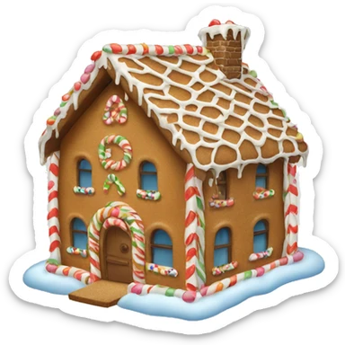 gingerbread house sticker