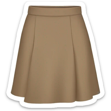 Short Skirt in Brown beige  sticker