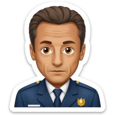 Nicolas sarkozy en prison  sticker