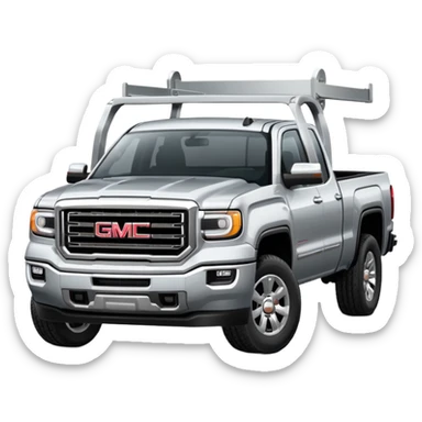 GMC serria pic up truck sticker