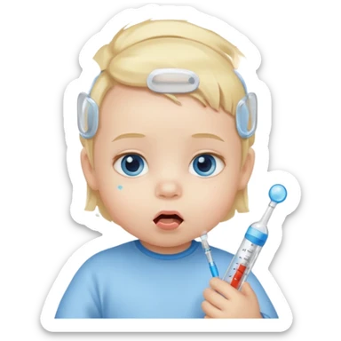 termometro em bebe sticker