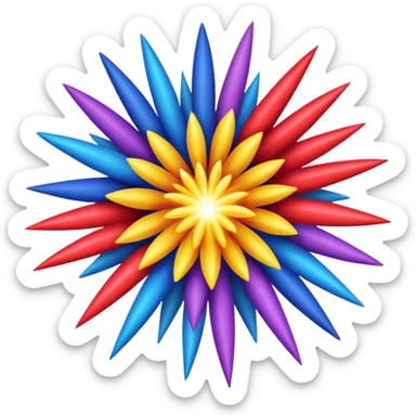 firework burst sticker