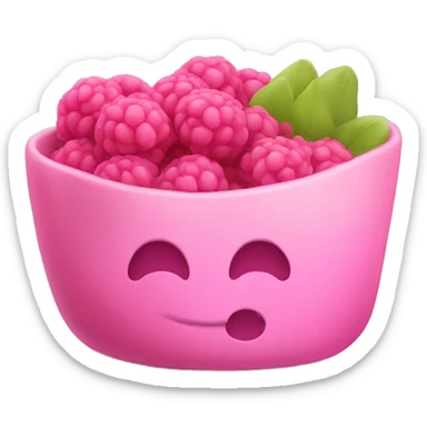 pink foods sticker
