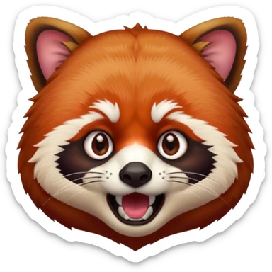 A random cool animal thats veeeeery angry sticker