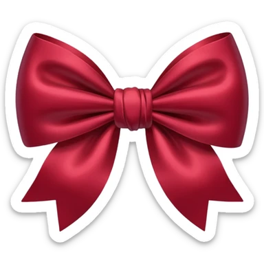 Bow Bordeaux  sticker