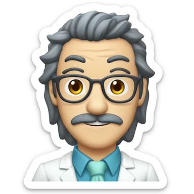 WarioWare Dr. Crygor sticker