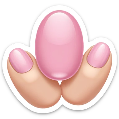 Light pink nails sticker