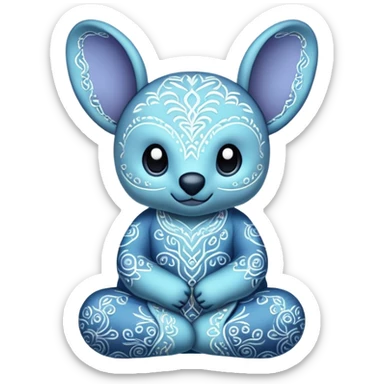 Zen stitch sticker