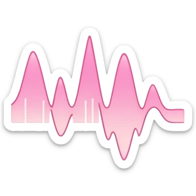 Light pink find music sticker