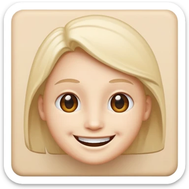 A white wall and face has this emoji :) sticker