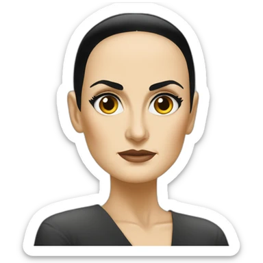 Demi Moore serious sticker