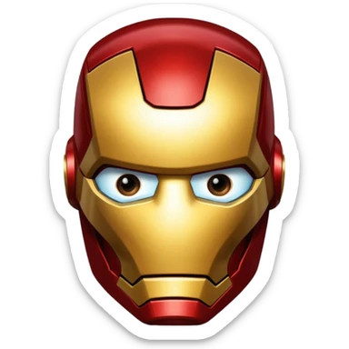 Irone man sticker
