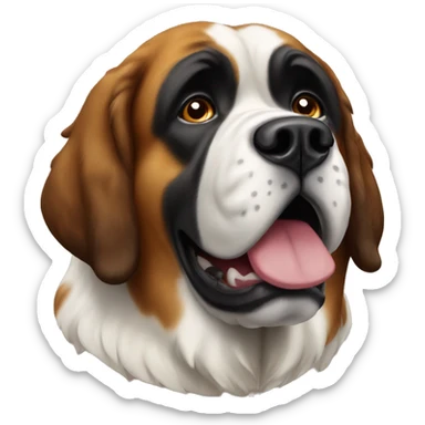 St Bernard dog  sticker