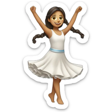 argentinian-girl-dancing sticker