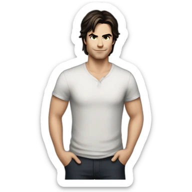 damon salvatore sticker