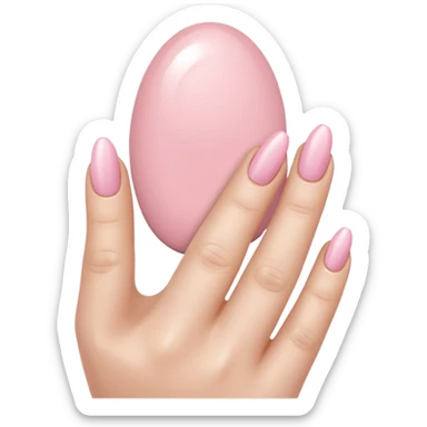 Light pink nails  sticker