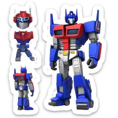 optimus prime is ready sticker