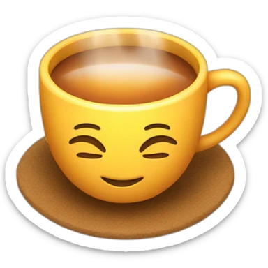 Chai with morning sun sticker