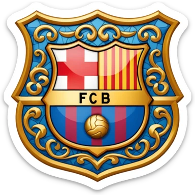 Escudo del Barcelona sticker