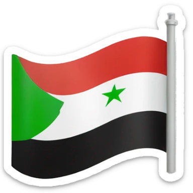 Revolutionary flag of Syria  sticker