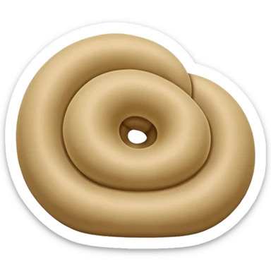 Curled up rug sticker