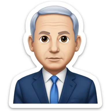 benjamin netanyahu full heightс sticker
