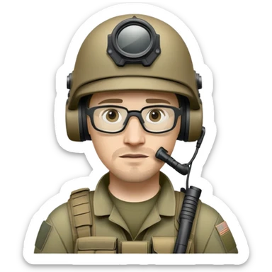 Edward Snowden as an operator from call of duty sticker