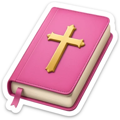 cute pink bible sticker