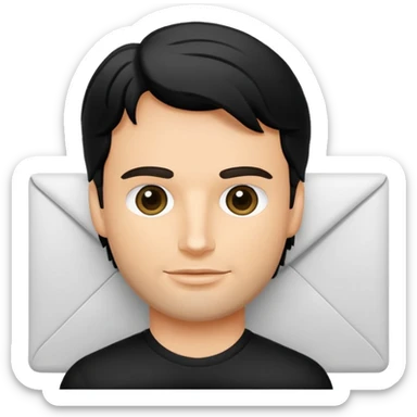 sobre de correo nombre de Tom Welling sticker