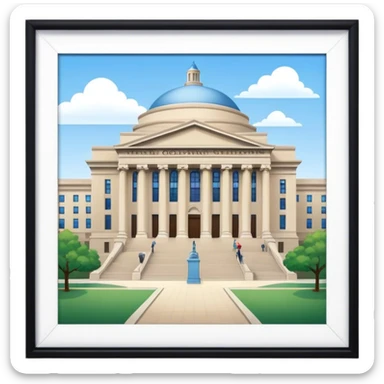 Columbia University sticker