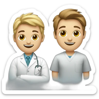 dentist and video editor sticker