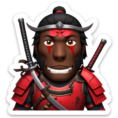 Battle-Ready Samurai sticker