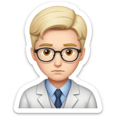 un intello qui bosse dure sticker