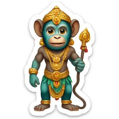 Hanuman Monkey God sticker