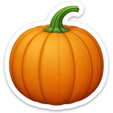 Pumpkin sticker