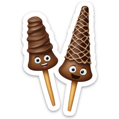 turd on a stick sticker