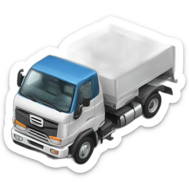 camion de reparto sticker