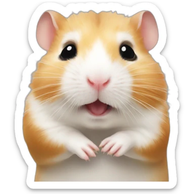 Hamster since head of lukashenko sticker