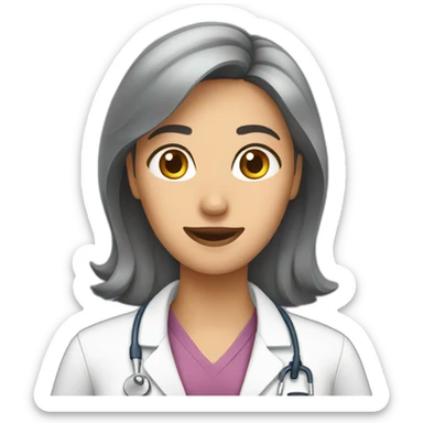 Mujer veterinaria sticker
