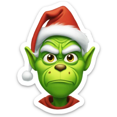grinch sticker