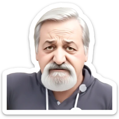 soft focus girl in shirt sticker