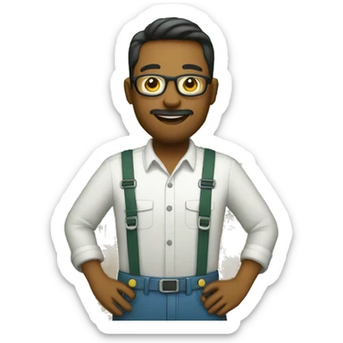 software engineer who is also a farmer sticker