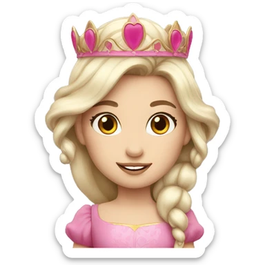 Princess poppy sticker