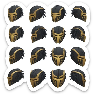 Erik killmonger helmet sticker
