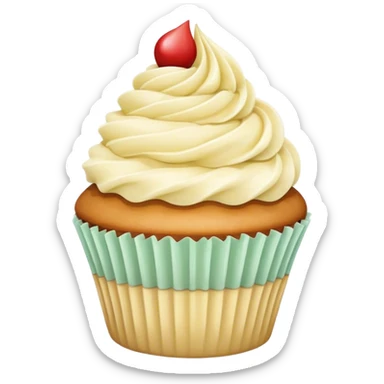 Cake batter cupcake sticker