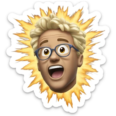 Exploding 2024 sticker