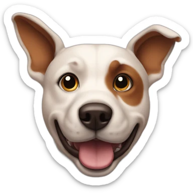 bullseye target dog sticker