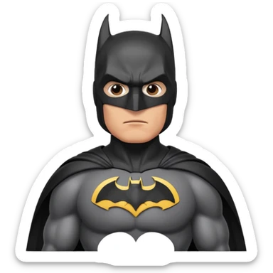 Gigachad gibi mogglayan batman sticker