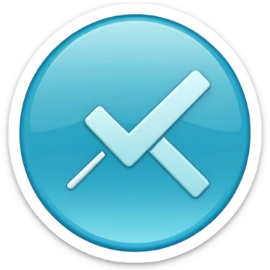 I need a blue tick emoji sticker