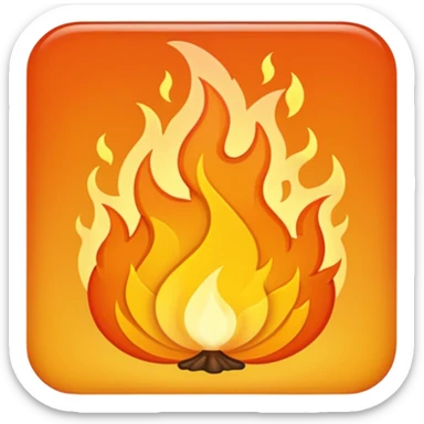 mirco steps of fire sticker